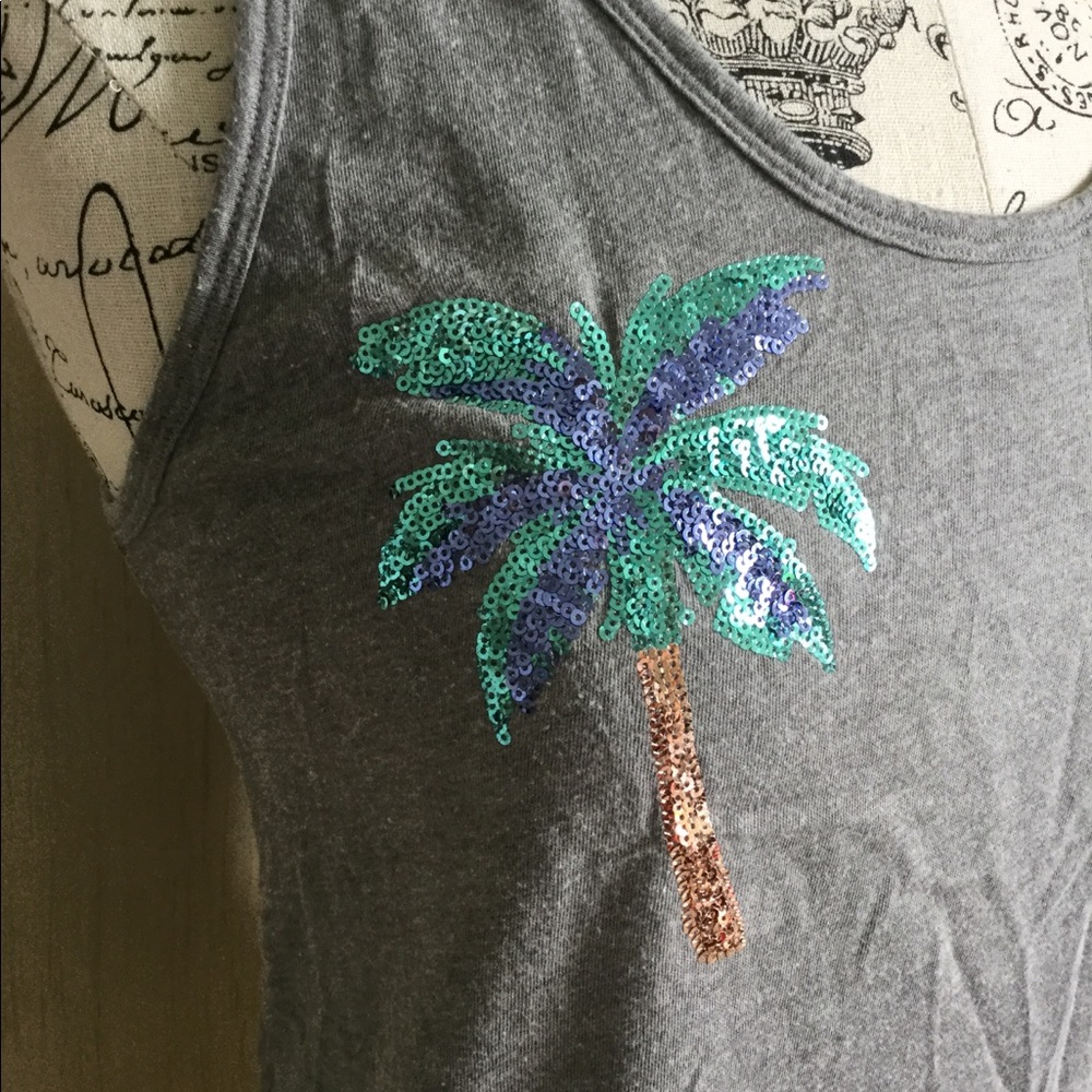 🌴PINK Palm Tree Tank🌴 - Picture 3 of 7